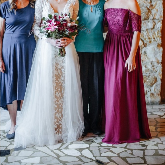 JJ’s House Carbarnet Bridesmaid Dress! - Picture 2 of 11